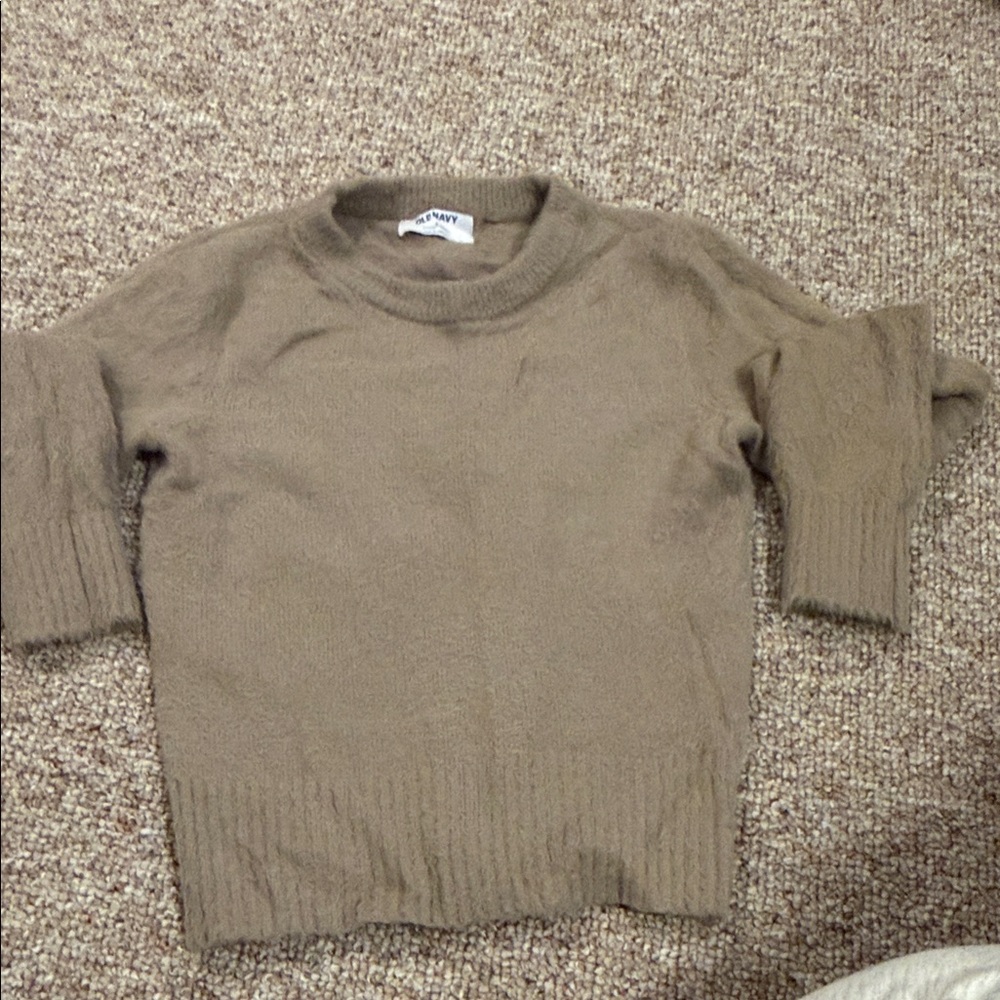 Old Navy Tan Knit Sweater